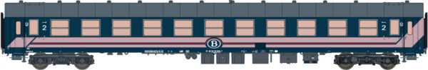 Couchette coach I5 Bc10, 2nd class SNCB, Ep.VI