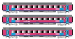 3er Set Personenwagen I11 (A+B+B) OUIGO, Ep.VI