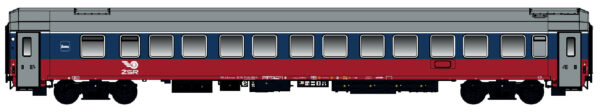 Sleeping car WLABmvee ZSR, Ep.V, blue/red, 1999