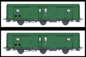 2er Set Packwagen Dqd2m SNCF, Ep.IIIc/d, Schlußlicht
