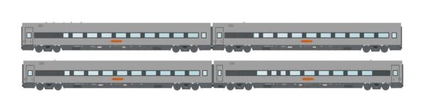 Set of 4 Metropolitan passenger coaches, Ep.V, Set 2