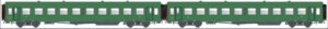 Set of 2 USIBmyfi U60 passenger cars, 2nd class
SNCF, Ep.IIId