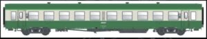 Passenger car USI B10t U61, 2nd class
SNCF, Ep.IVb