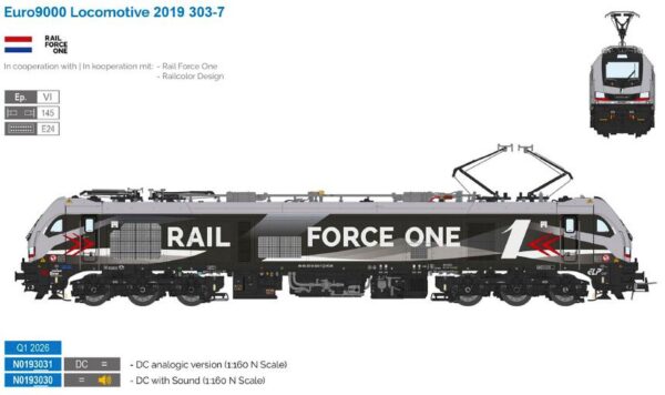 E-Lok BR 2019 / Euro 9000 RFO, Ep. VI, Sound