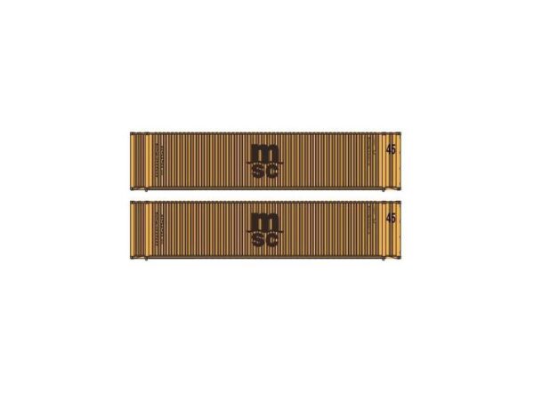 Set of 2 45' containers MSC