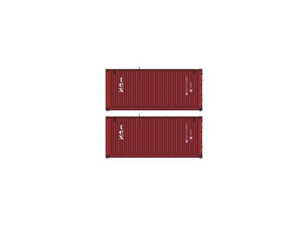 2er Set 20'Container Tex