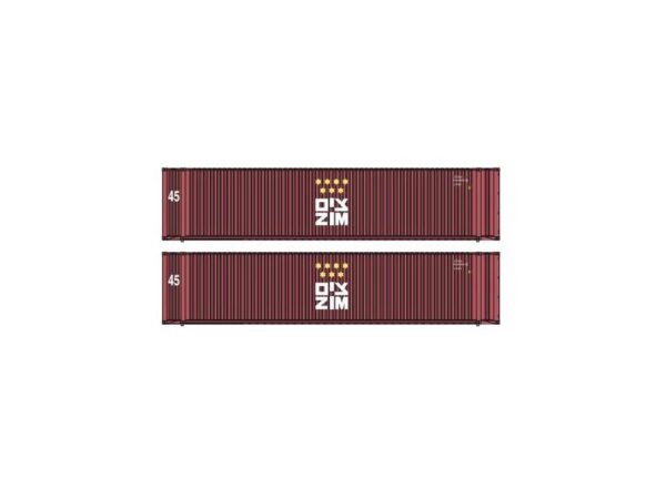 Set of 2 45' containers ZIM
