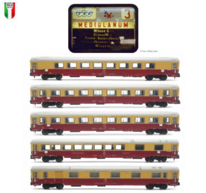 5er Set GC Personenwagen FS / TEE, Ep.IV, Mediolanum