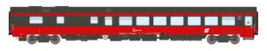Dining car WRmz ÖBB, Ep.V, EC 64