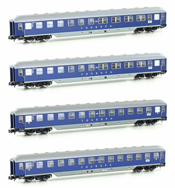 4er Set Liegewagen DB/ TOUROPA, Ep.IIIb, Set 1