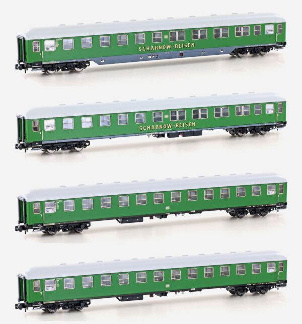 Set of 4 couchette coaches DB/SCHARNOW, Ep.IIIb, Set 1