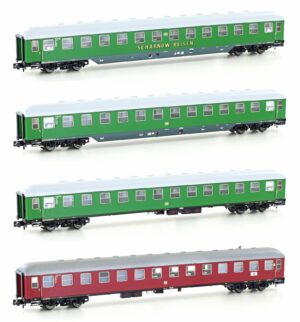 4er Set Personenwagen DB/SCHARNOW, Set 2