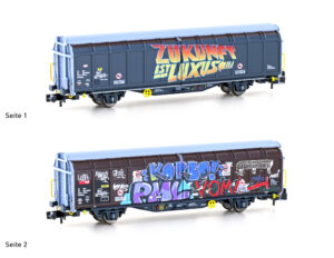 Sliding wall wagon Hbbillns SBB, Ep.VI, Graffiti series (7)