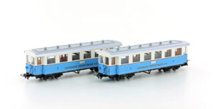 Zugspitzbahn 2 Wagen H0m / 12mm
