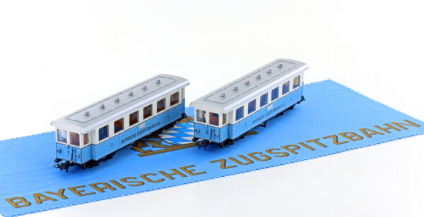 Zugspitzbahn 2 Wagen H0m / 12mm – Bild 2