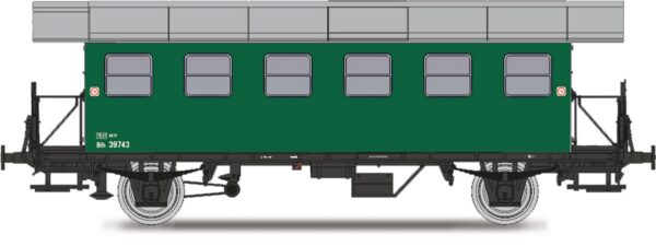 3er Set Personenwagen BiH ÖBB, Ep.III, grün