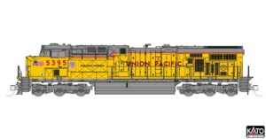 Diesel locomotive GE ES44AC UP, Ep.VI, #5395, Nose Flag