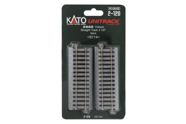 Straight track 114 mm (4 pcs.)