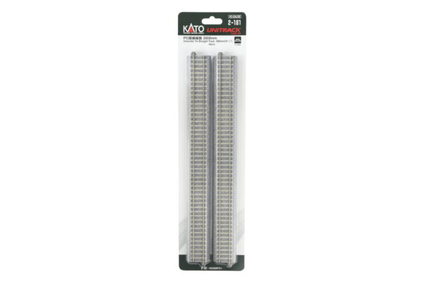 Straight track 369mm with concrete sleepers (4 pcs.)