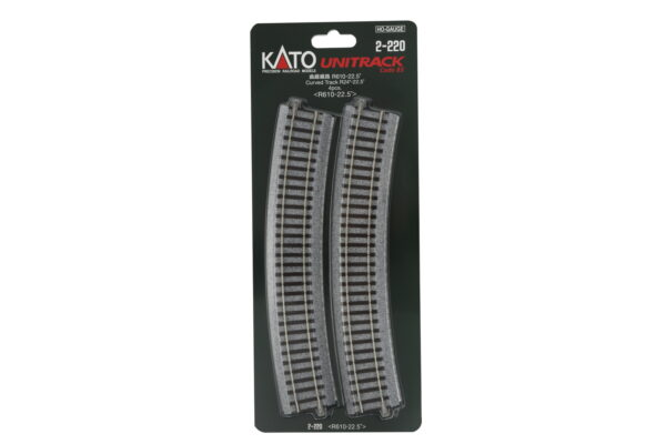 Track curved R610mm 22.5° (4 pcs.)