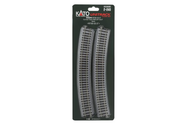Curved track R730mm 22.5° (4 pcs.)