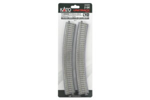 Curved track R730mm 22.5° superelevated with concrete sleepers (4 pcs.)