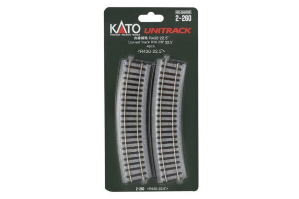 Curved track R430mm 22.5° (4 pcs.)