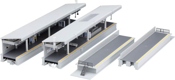 Vorstädtischer Außenbahnsteig DX Set (4-teiliges Set)