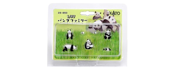 Figuren Set Panda, 1/87, 7 Stk.