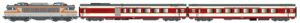 Personenzug, 3-tlg., BB7200 + 2x GC Wagen SNCF, EP.IV, Etend