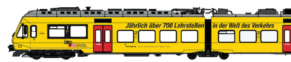 Triebzug RABe 525 NINA, 3-tlg. BLS/Login, Ep.VI, AC