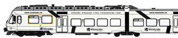 Triebzug RABe 525 NINA, 3-tlg. BLS/Westside, Ep.VI, AC