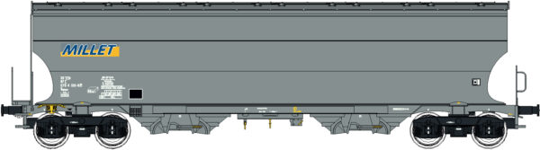 Tagnpps MILLET silo wagon, Ep.VI, gray, 2nd no.