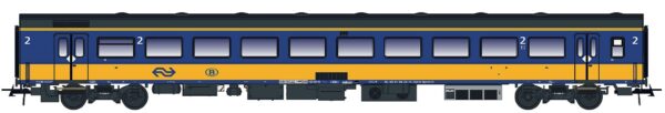 Personenwagen ICRmh 2.Kl. Bpmz NS, Ep.VI, Benelux