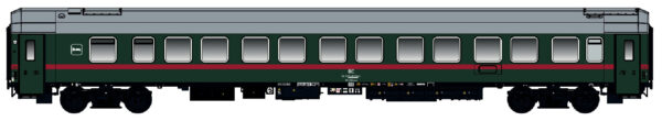 Schlafwagen WLABmee BC, Ep.V, grün