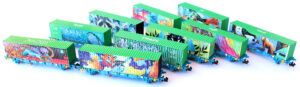 Set of 10 RENFE container wagons, Ep.VI, Noah's Train