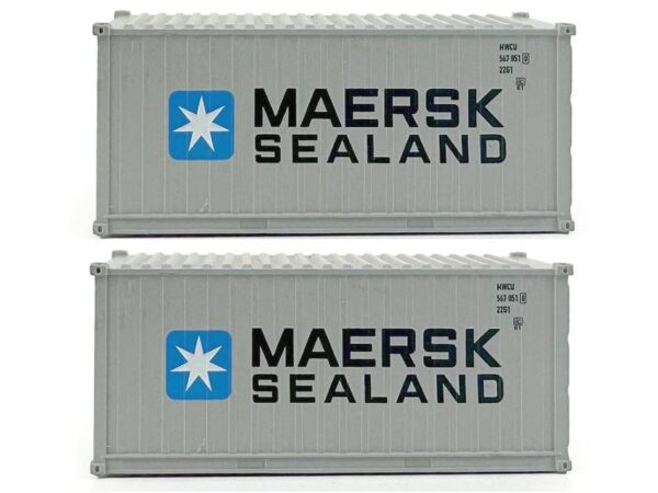 2er Set 20'Container MAERSK SEALAND