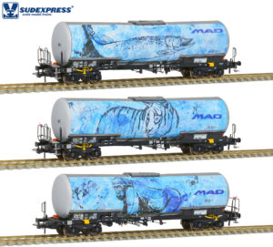 Set of 3 Zacns tank wagons, BSAS / M.A.D, Ep.VI