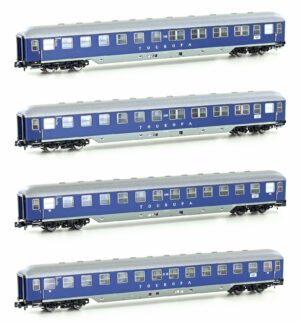 4er Set Liegewagen DB/ TOUROPA, Ep.IIIb, Set 1