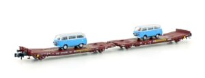 Flat wagon TWA 800A Ladks with 2x VW T2 Transwaggon, Ep.VI
