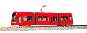 Modern articulated tramcar, Ep.V-VI, red