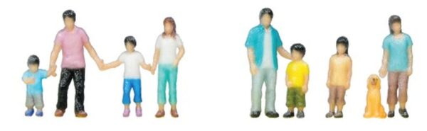 8er Set Familien