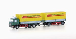 MAN F90, 3-achs Wechselpritschen-Hängerzug Hungarocamion