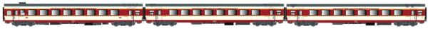 3er Set GCWagen A3rtux+A8tu+A8u SNCF, Ep.IV, Aquitaine, AC