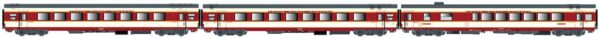 3er Set GC Wagen A8tu+A8u+Vru SNCF, Ep.IV, Aquitaine, AC