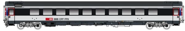 Personewagen SBB UIC Z1 gr/weiß/rot Ep.V/VI Fahrradlogo