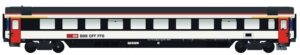 EC passenger coach, 1st class Apm SBB, Ep.VI, new color scheme