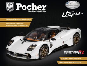 POCHER Pagani Utopia Coupé - Bianco Perla 1:8