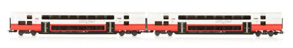 2er Set Doppelstockwagen ÖBB Cityjet, Ep.VI, AC