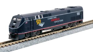 Diesellok GE P42 Amtrak, Ep.VI, #100, 50th An., blau